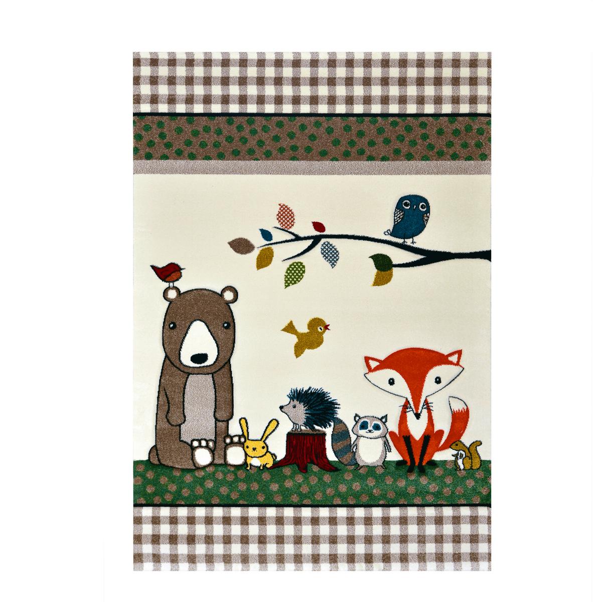 Kinderteppich Diamond Kids - Creme, KONVENTIONELL, Textil (120/170cm)