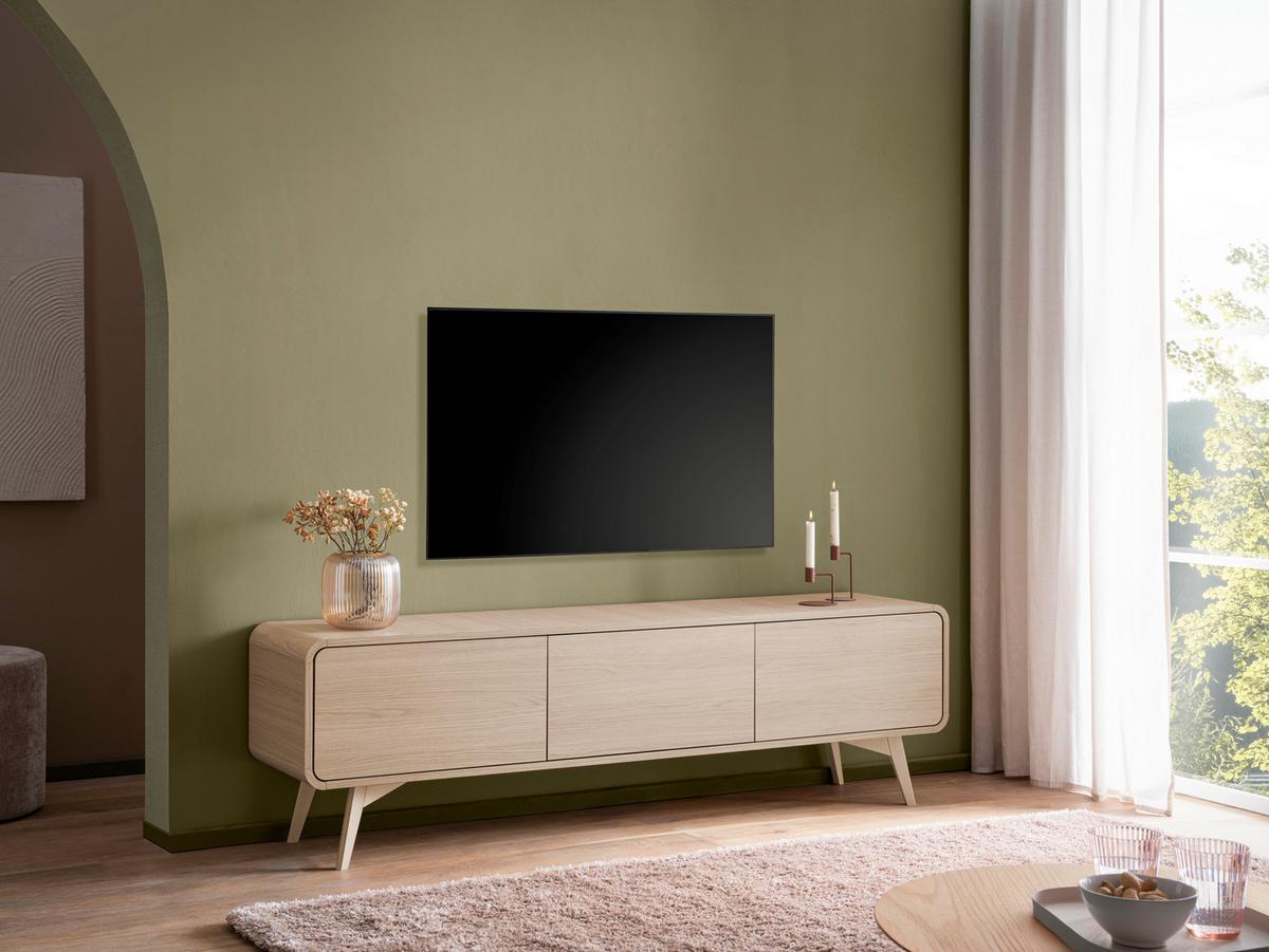 Lowboard Torsby Eichefarben B: 180 Cm - Eichefarben, Design, Holzwerkstoff (180/53/39cm) - Livetastic