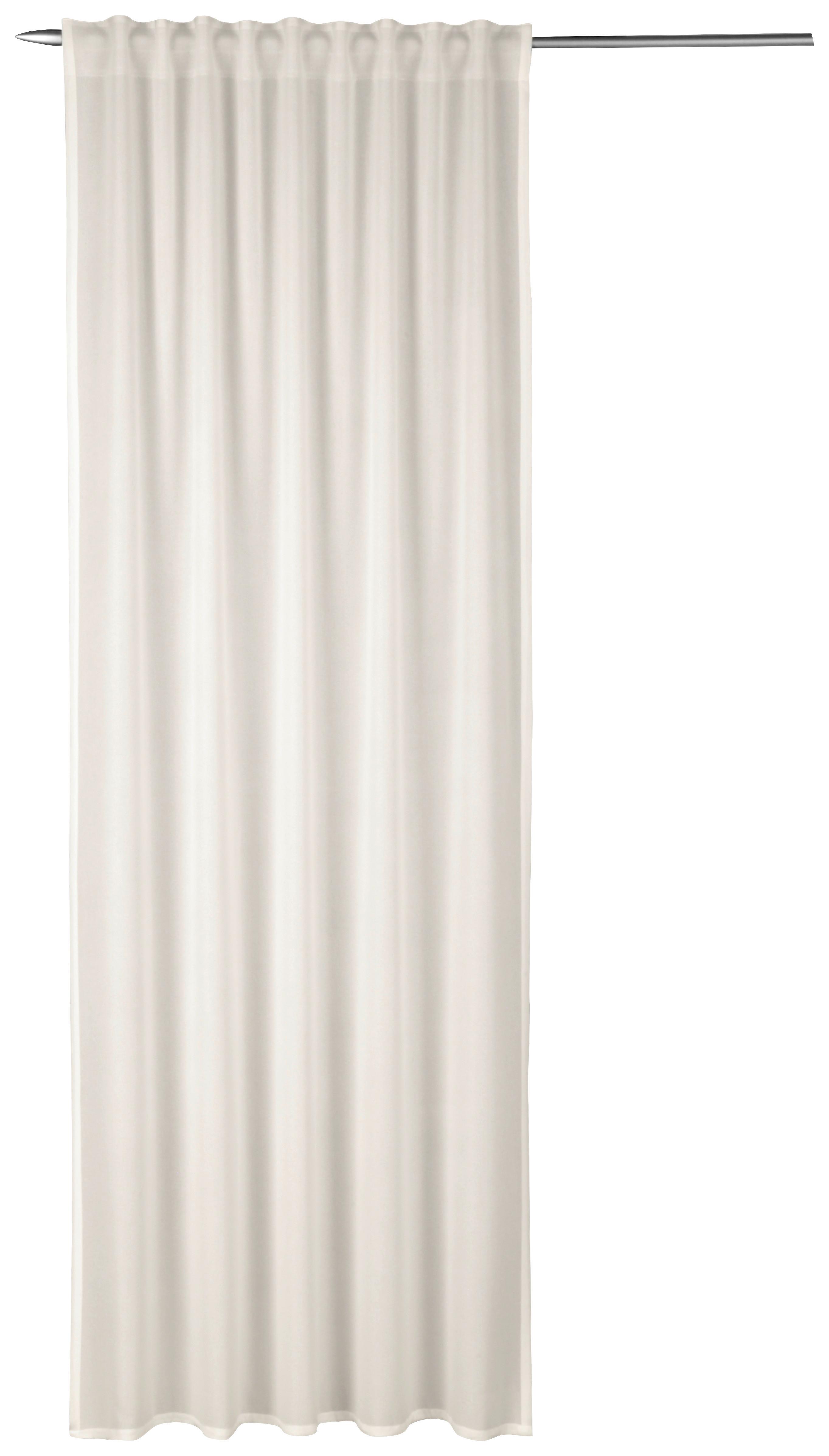 Vorhang mit Band Marlen 135x245 cm Weiß