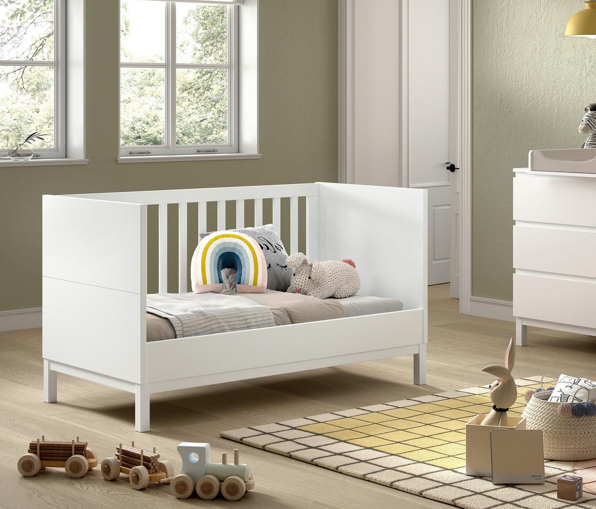 KINDERZIMMER Eva Weiß 2-teilig - Weiß, MODERN, Holz/Holzwerkstoff - Vipack
