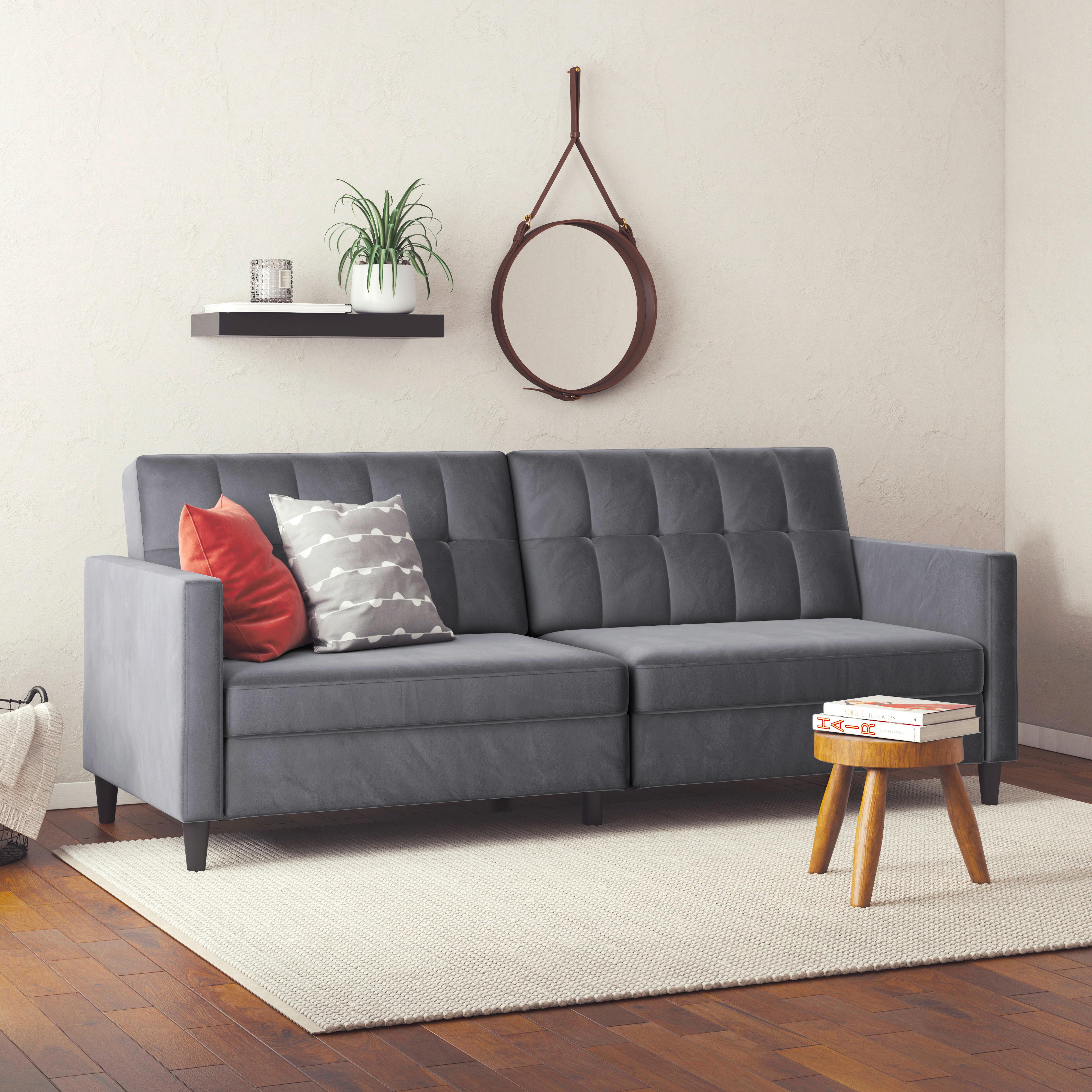 Schlafsofa Hannover Anthrazit, mit Schlaffunktion