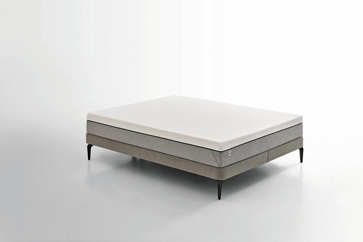 Taschenfederkernmatratze Dream Box Pro 100x2000 cm H: 24 cm - Weiß/Grau, Basics, Textil (100/200cm) - Yatas