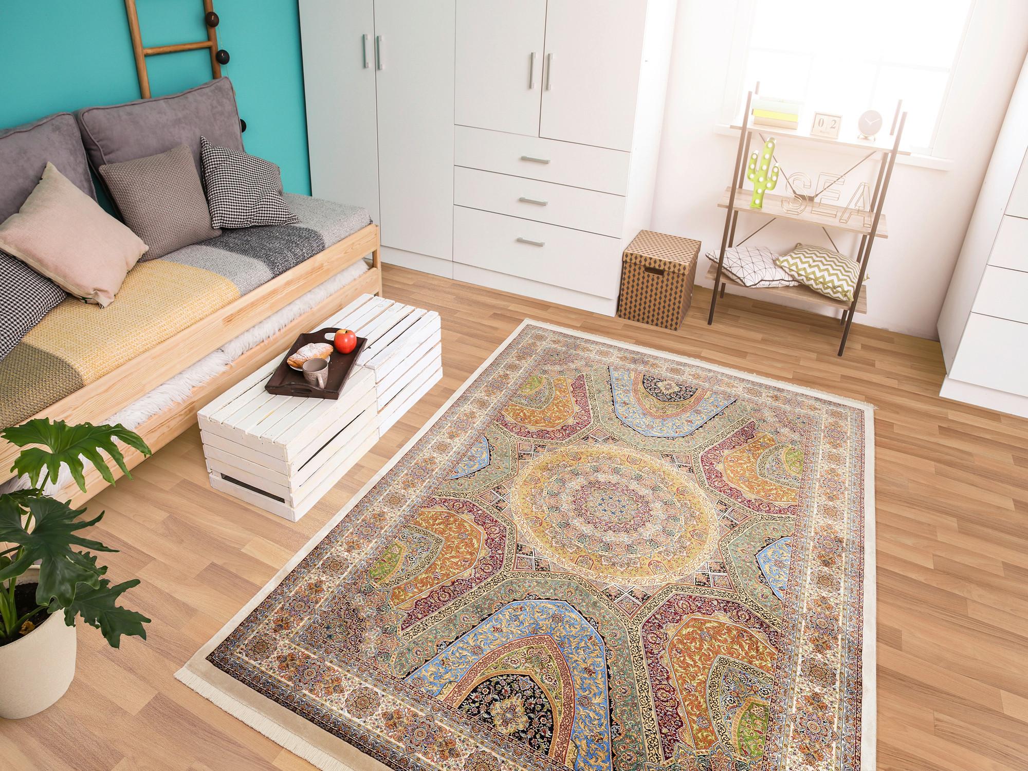 Webteppich Arabesk - Multicolor, LIFESTYLE, Textil (60/90cm) - Dieter Knoll