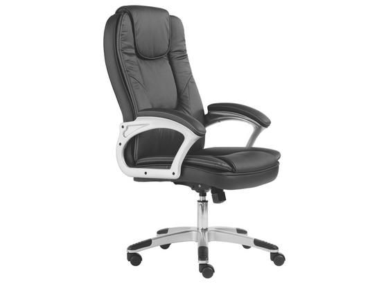 Kancelárske Kreslo Romero - čierna/farby striebra, umelá hmota/kov (62/116-125/71cm) - Mömax modern living Kancelárske Kreslo Romero - čierna/farby striebra, umelá hmota/kov (62/116-125/71cm) - Mömax modern living