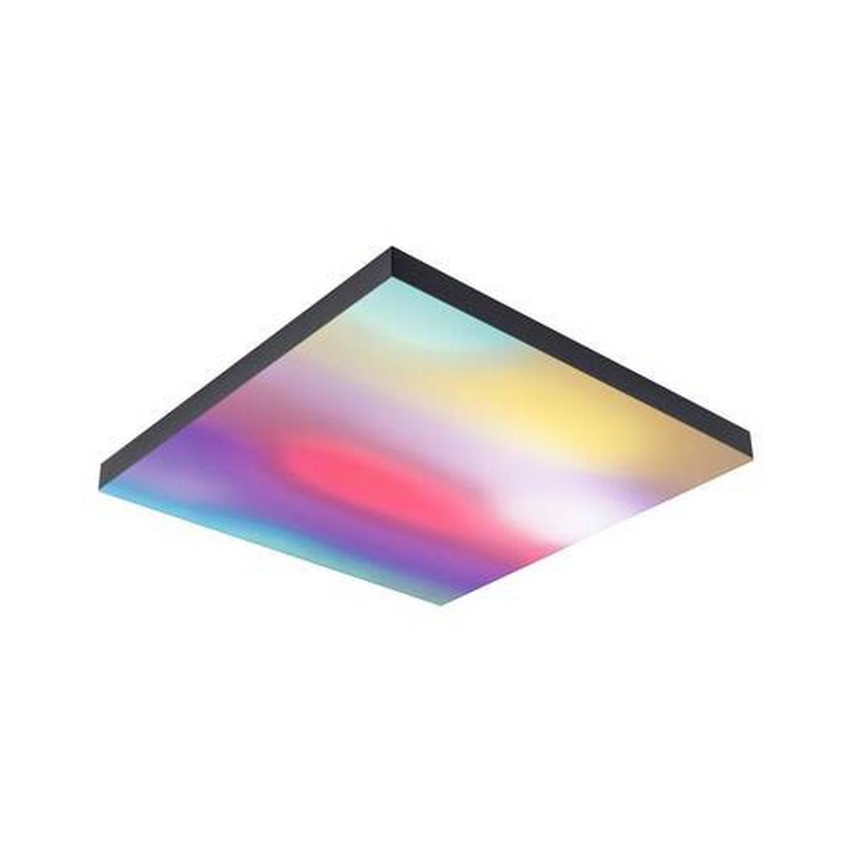 Led-paneel L: 45 Cm Dimmbar - Schwarz, Basics, Metall (45/45/6,4cm) - Paulmann