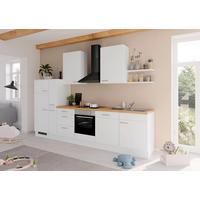 Küchenblock Ip3150 - Eichefarben/Weiß, Design, Holzwerkstoff (330cm) - Impuls