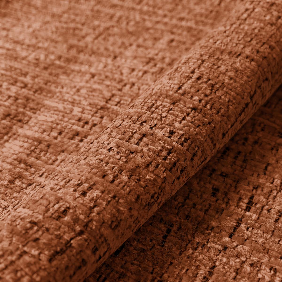 Mega pohovka ARUBA 2, terakotová/prírodná ženilka - čierna/terakotová, Trend, textil/plast (238/80/140cm) - Luca Bessoni