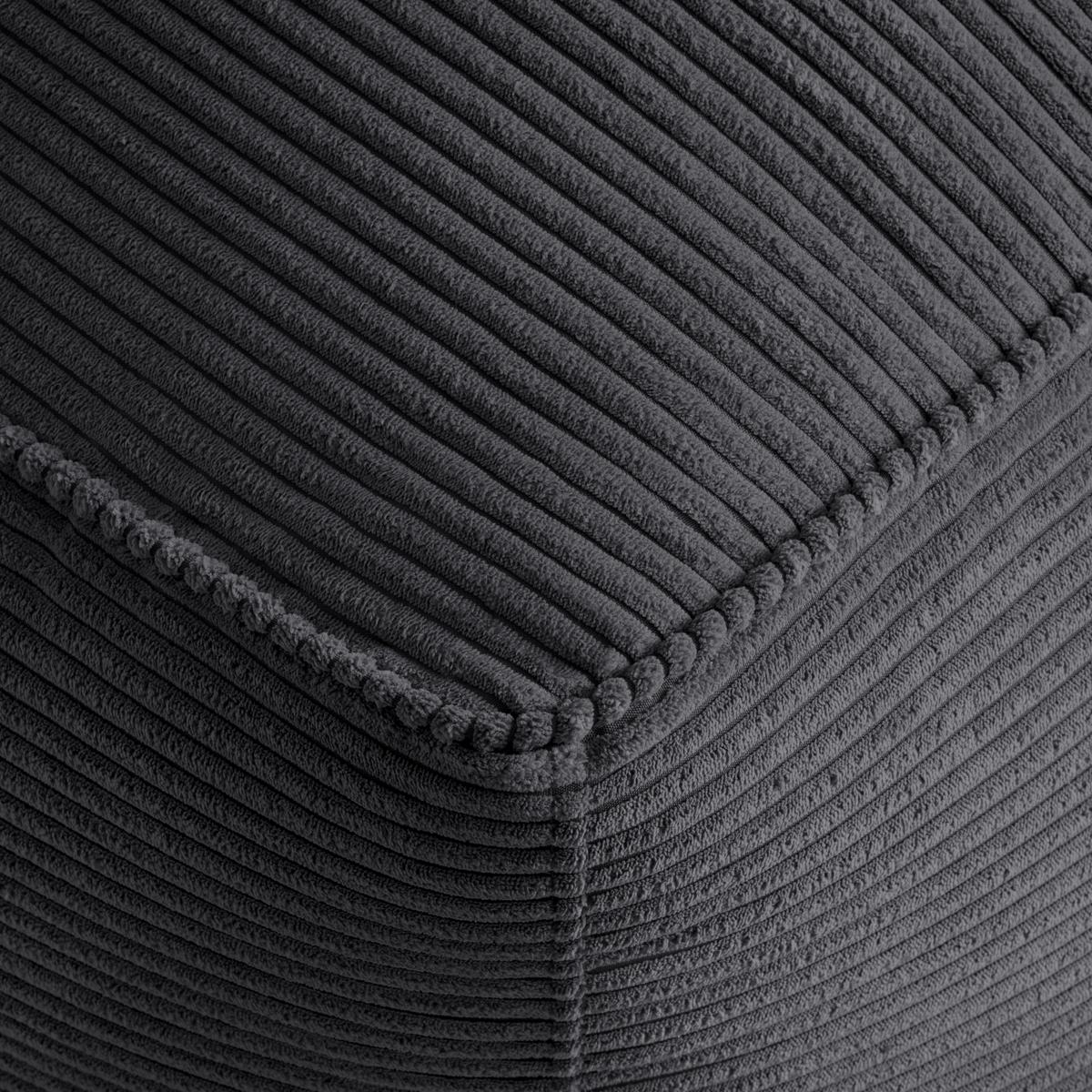 Sedací vak CAROLINE, antracit.menčester, max. 90 kg - antracitová, Modern, textil (75/84/88cm) - Mömax
