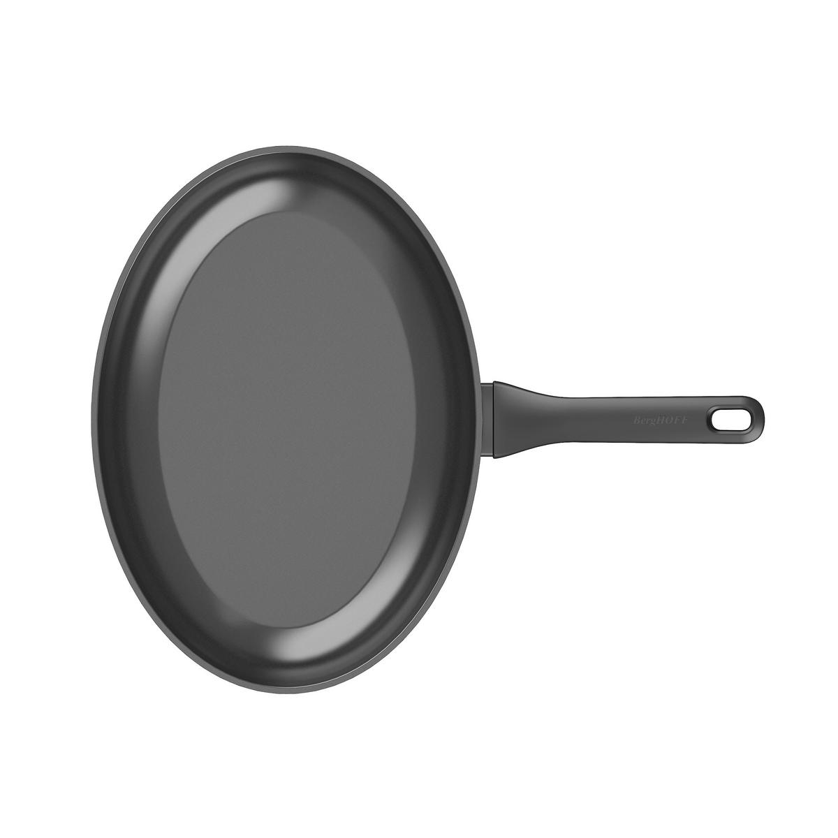 Fischpfanne Schwarz B: 24 cm - Schwarz, Basics, Metall (34/24/4.1cm) - BergHOFF