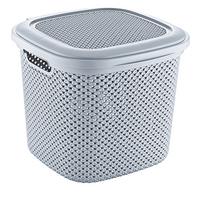 Aufbewahrungsbox Diamond - Grau, Basics, Kunststoff (31/27,5/31cm) - Luca Bessoni