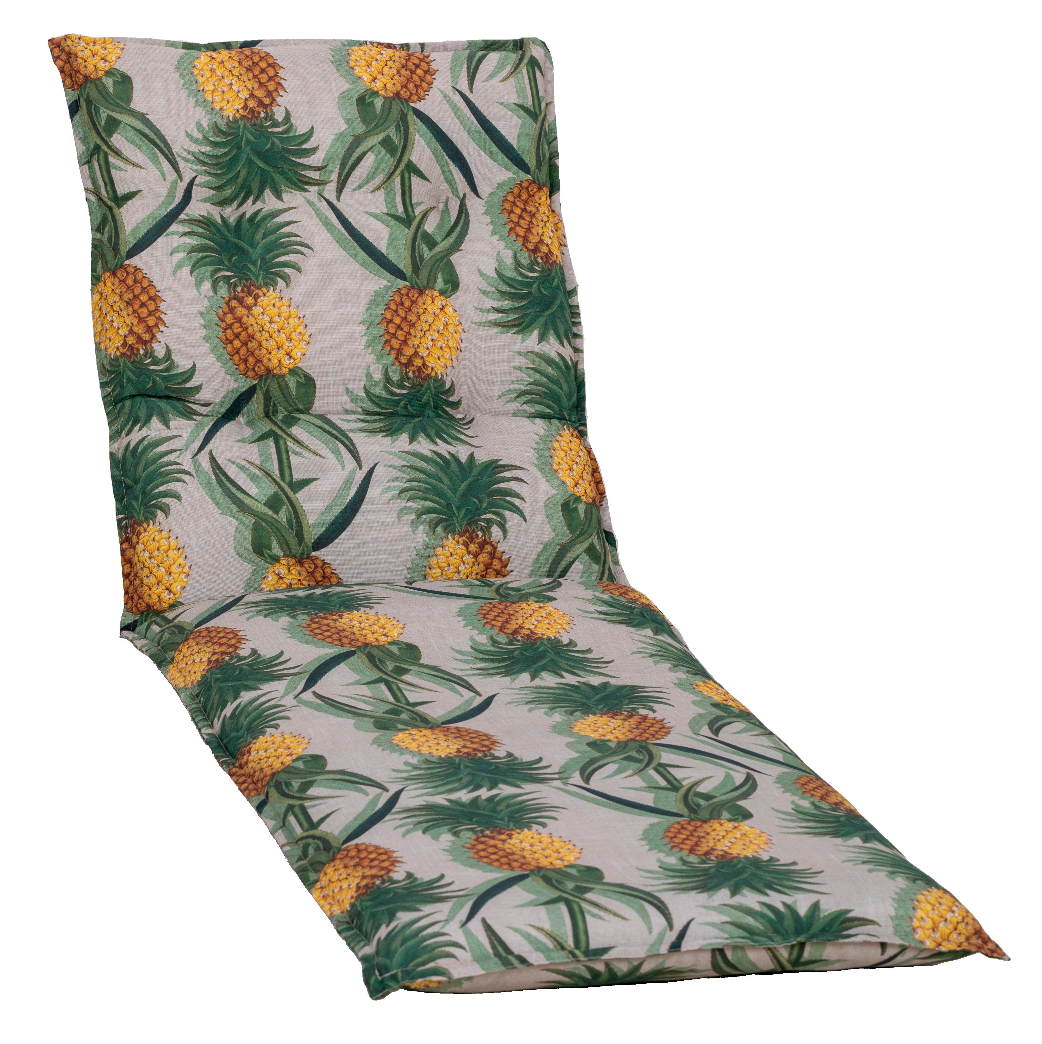 Liegenauflage mit Ananas