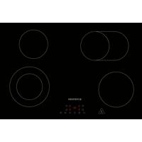 Herdset Schwarz B: 59,5 Cm - Schwarz, Basics, Glas/Metall (59,5/64,5/52,1cm) - Respekta