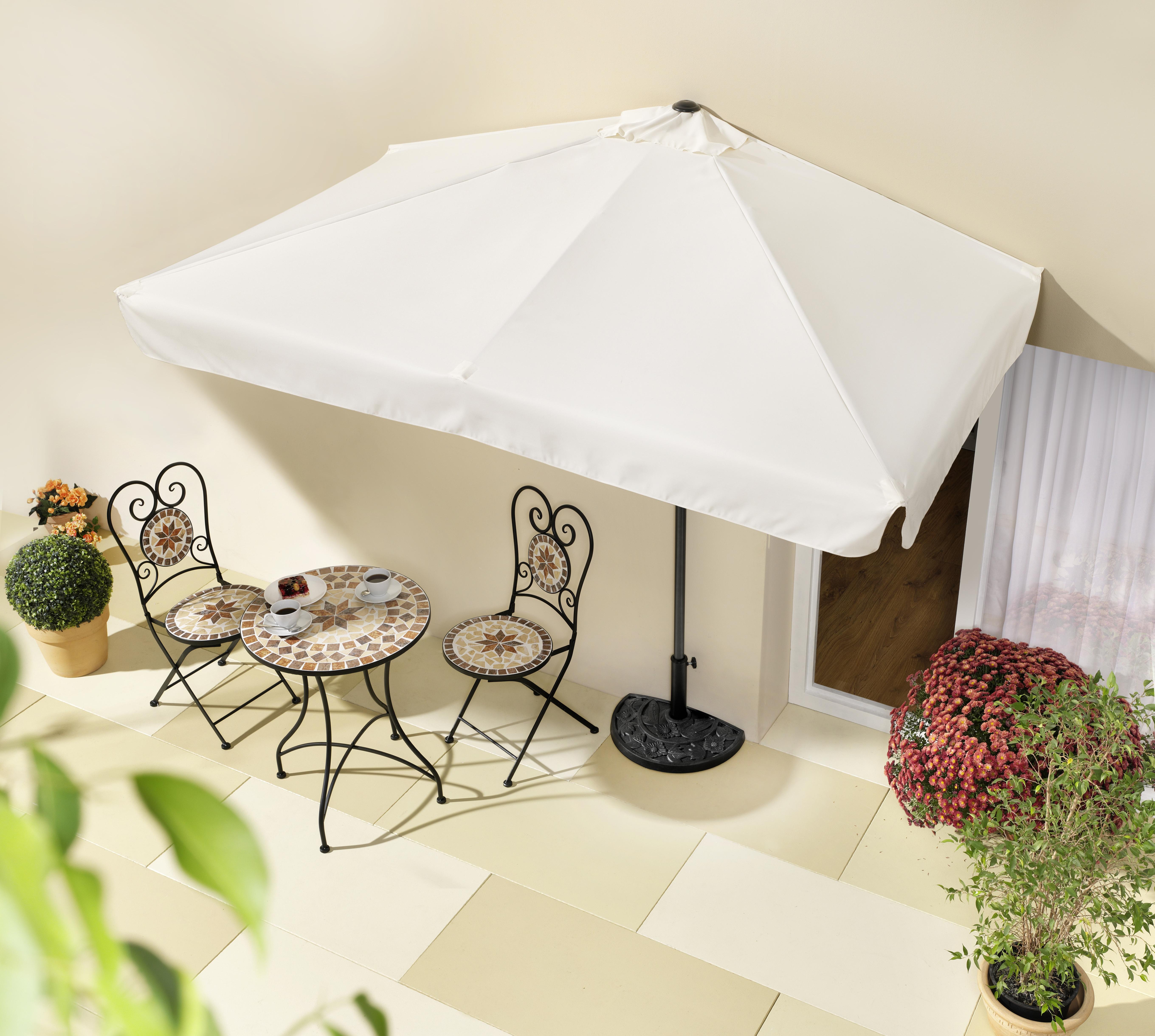 Sonnenschirm B: 270 cm Natur