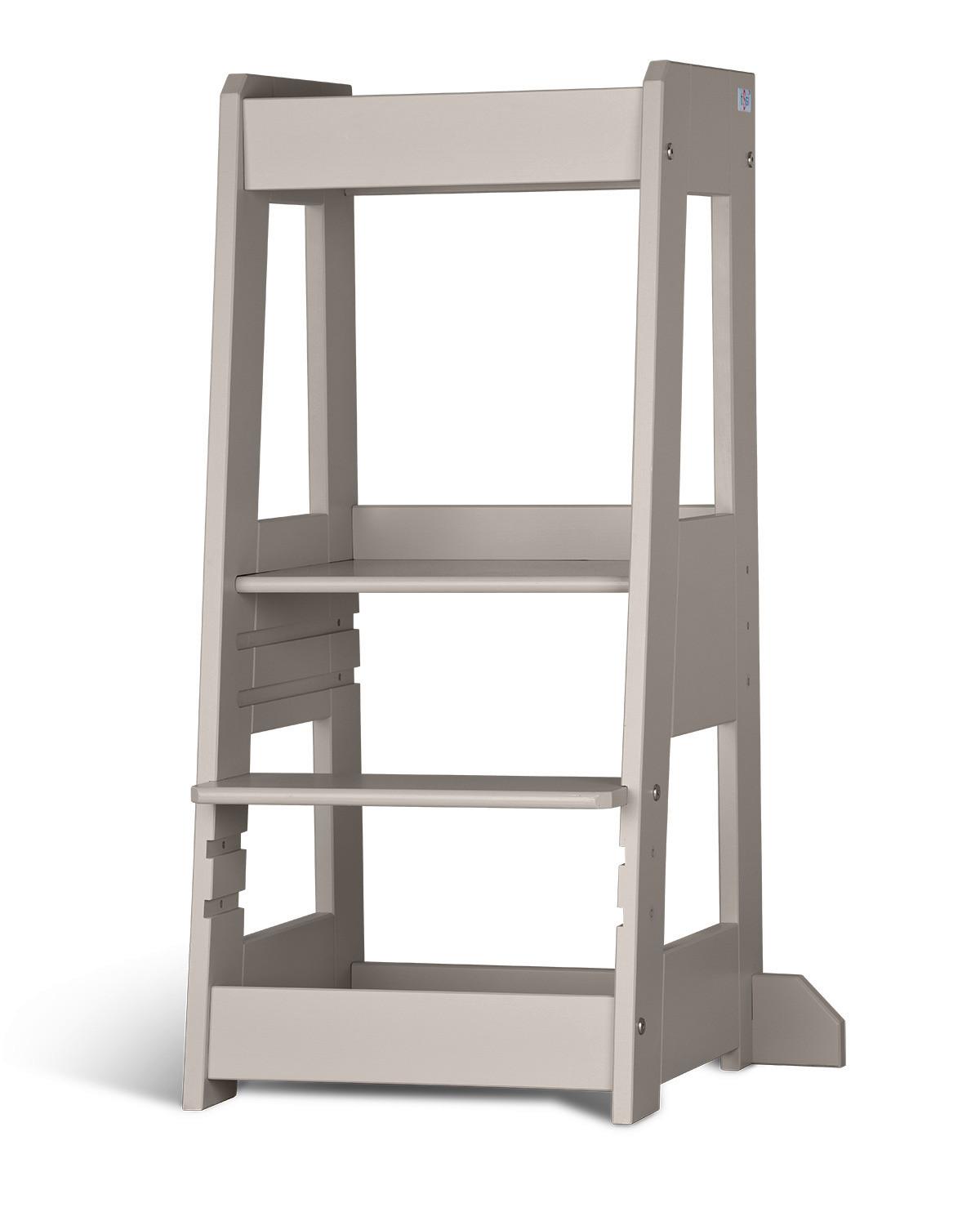Lernturm Grau - Hellgrau, Design, Holz (40/91/45cm) - tiSsi