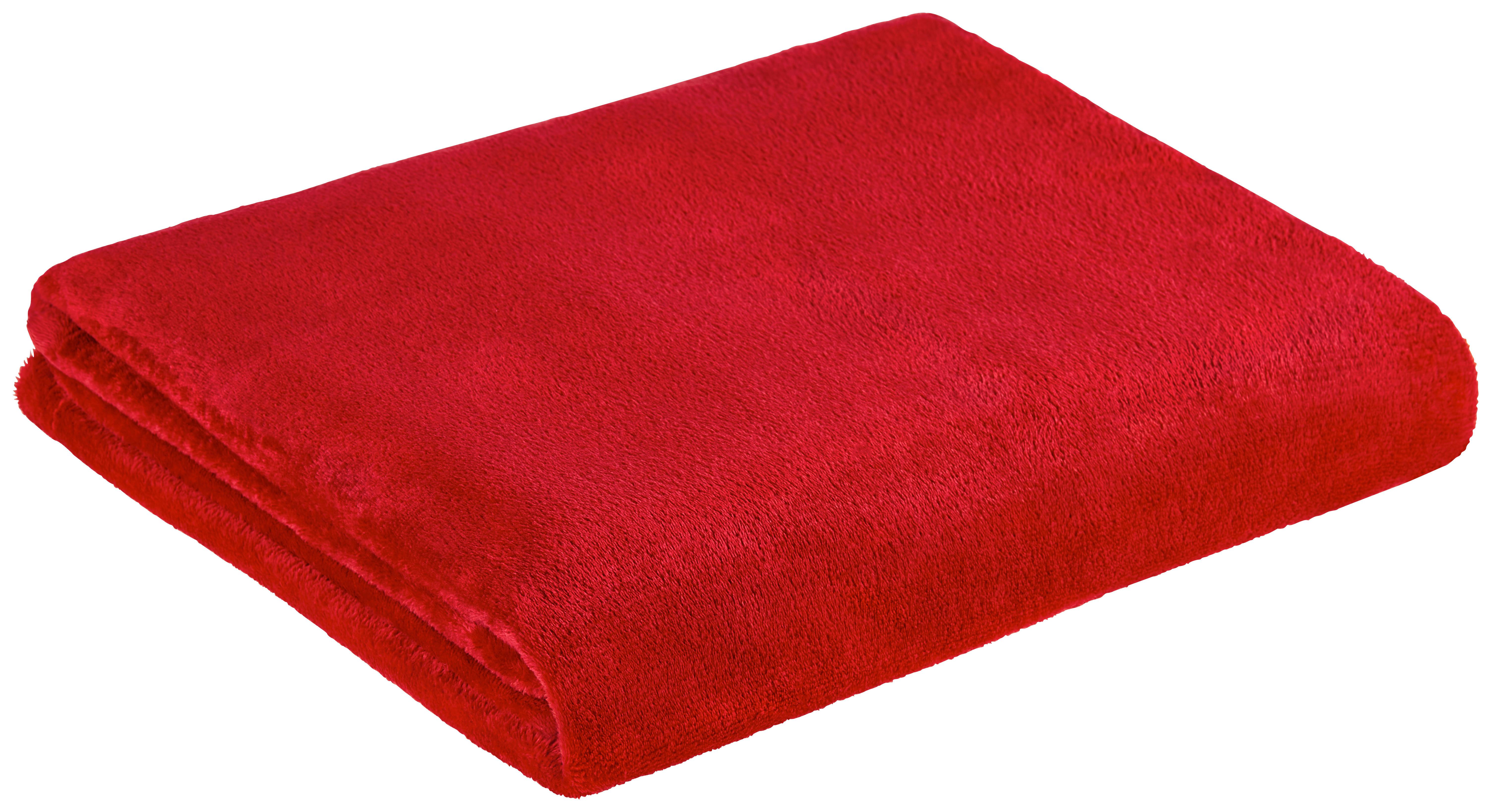 Kuscheldecke Marlies Chilifarben 150x200 Cm Flanell - Rot, MODERN, Textil (150/200cm) - Luca Bessoni