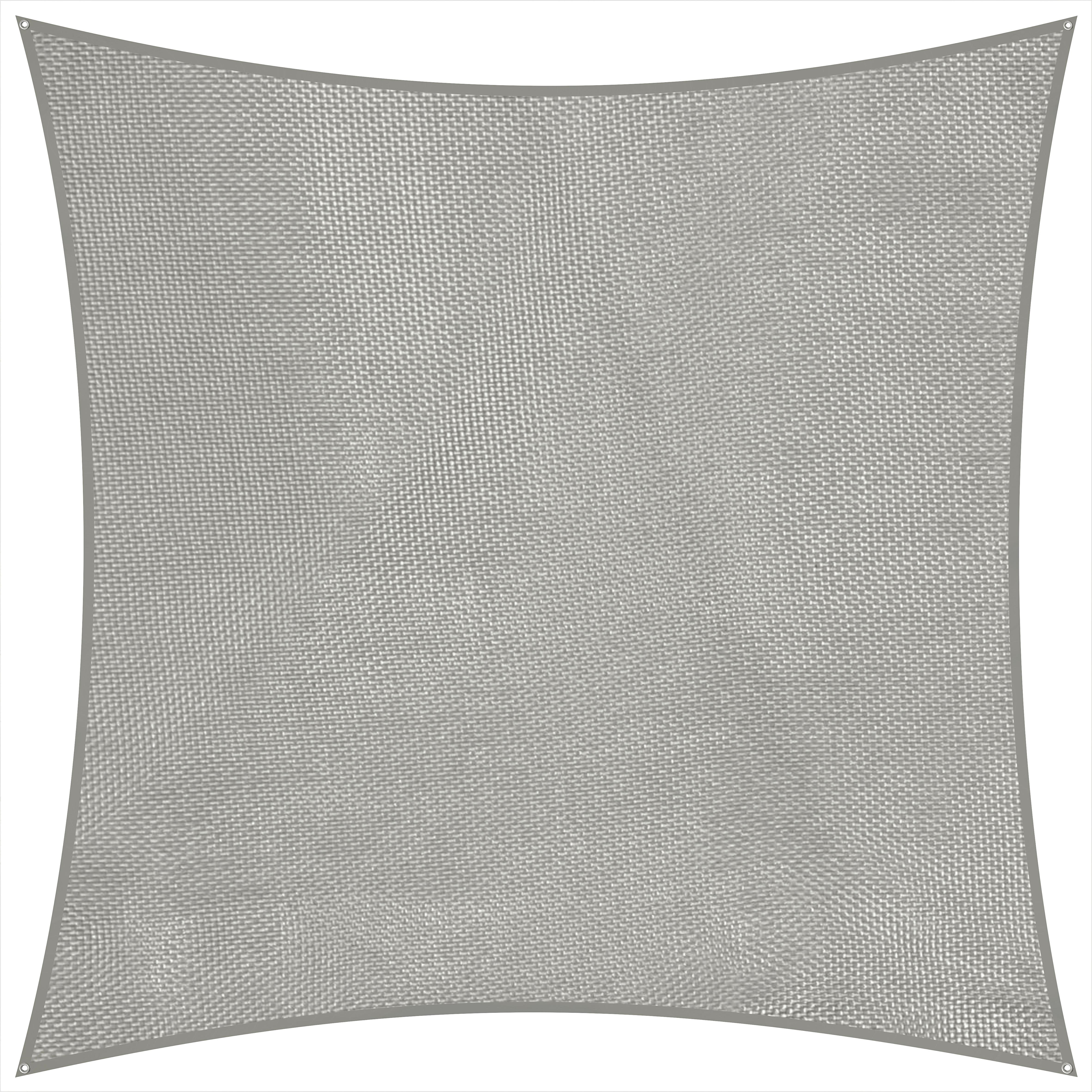 Sonnensegel Quadrat 360 X 360 Cm - Silberfarben, Basics, Textil (360/0,3/360cm) - Schneider