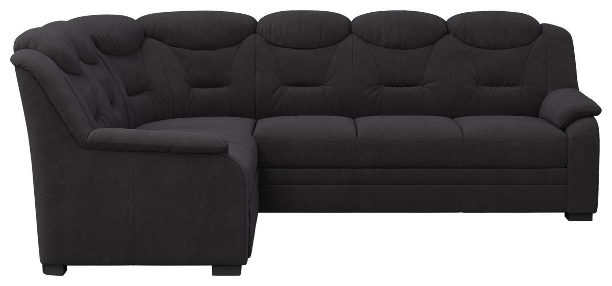 Ecksofa Marcus Schwarz S: 211x263 cm - Schwarz, Basics, Textil (211/263cm) - MID.YOU