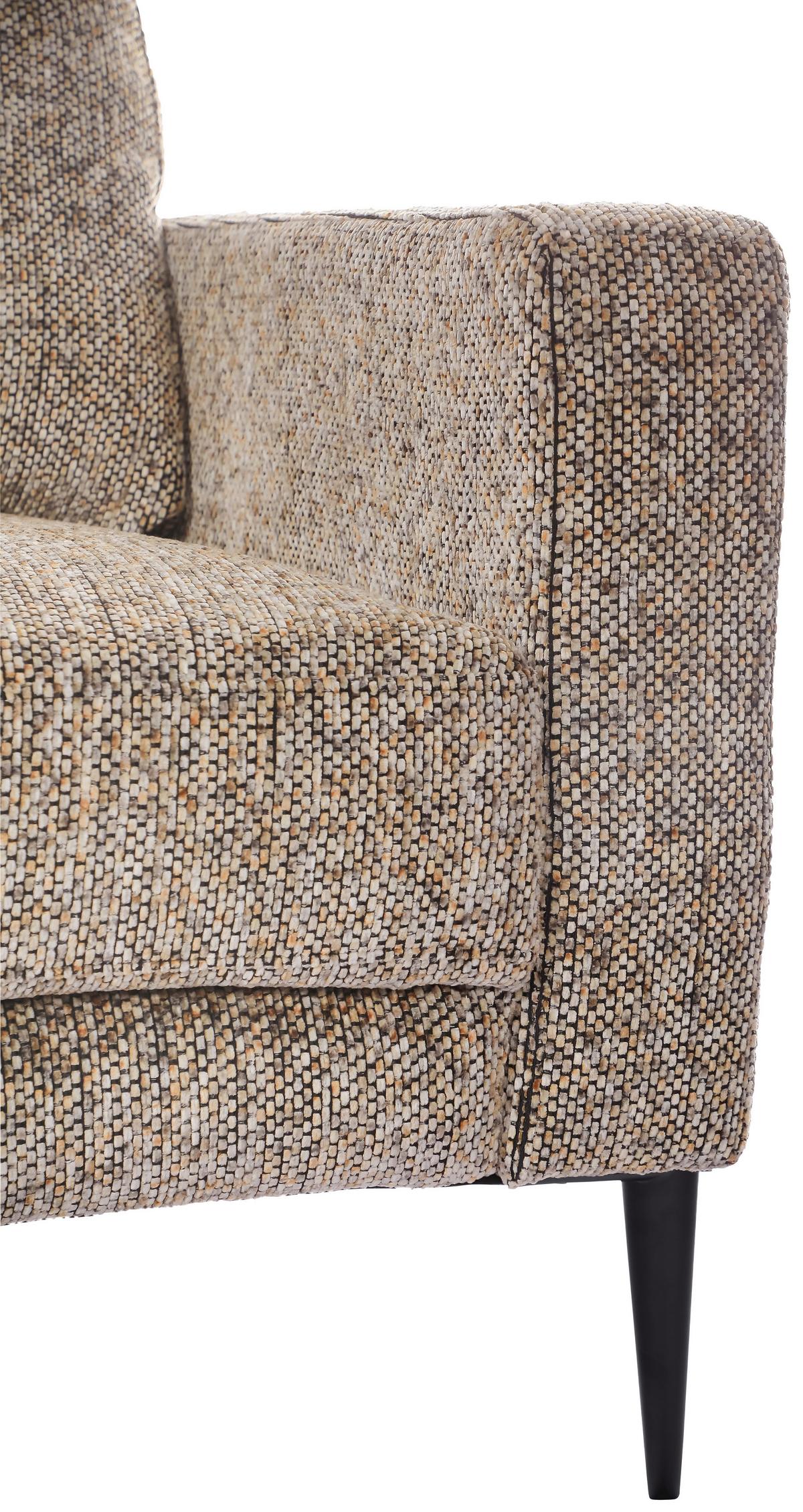 3-sitzer-sofa Parma Multicolor Chenille B: 208 Cm - Multicolor/Schwarz, Basics, Holz/Textil (208/83/151cm) - Livetastic