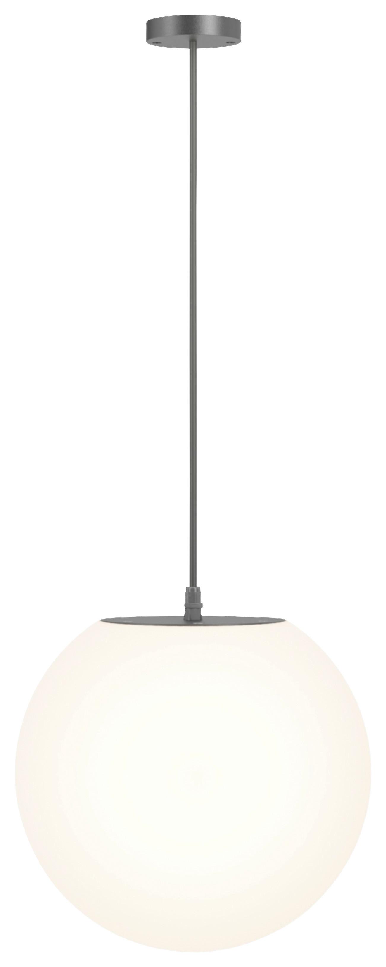 Außenleuchte Erda - Schwarz/Weiß, Basics, Kunststoff/Metall (30/36cm) - MAYTONI