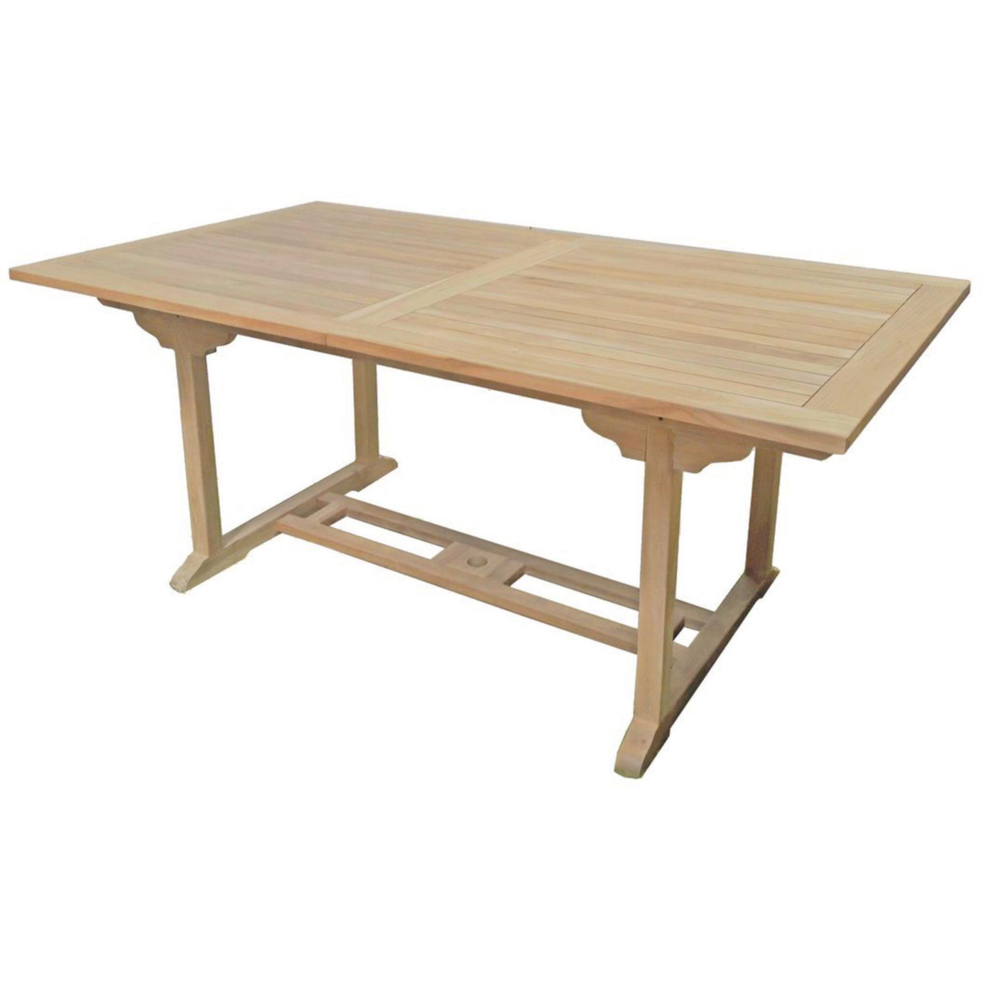 Gartentisch Solo - Naturfarben, Basics, Holz (180/100/75cm) - Gardenson