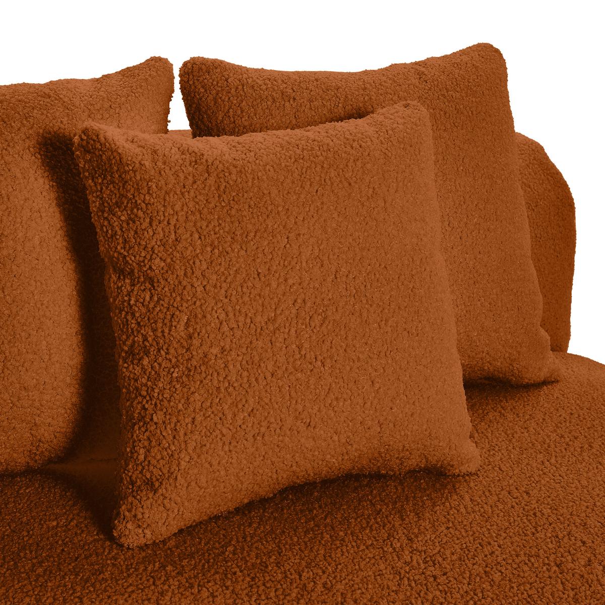 Modul Sofa Bloom 2er Sofa B: 100 Cm Rostfarben - Rostfarben, Trend, Textil (100/70/122cm) - Livetastic