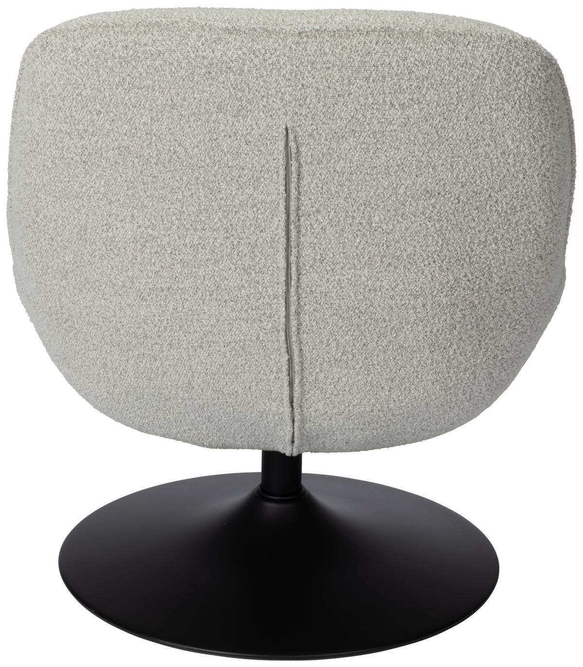 Relaxsessel Ramo Grau B: 69 Cm - Schwarz/Grau, Basics, Textil/Metall (69/77/72cm) - Livetastic