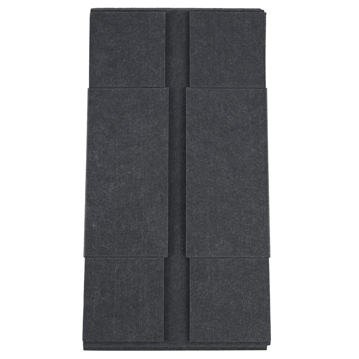Zásuvkový box Unit, S - šedá, Konvenční, textil (22,5/21,5/10,5cm) - Premium Living