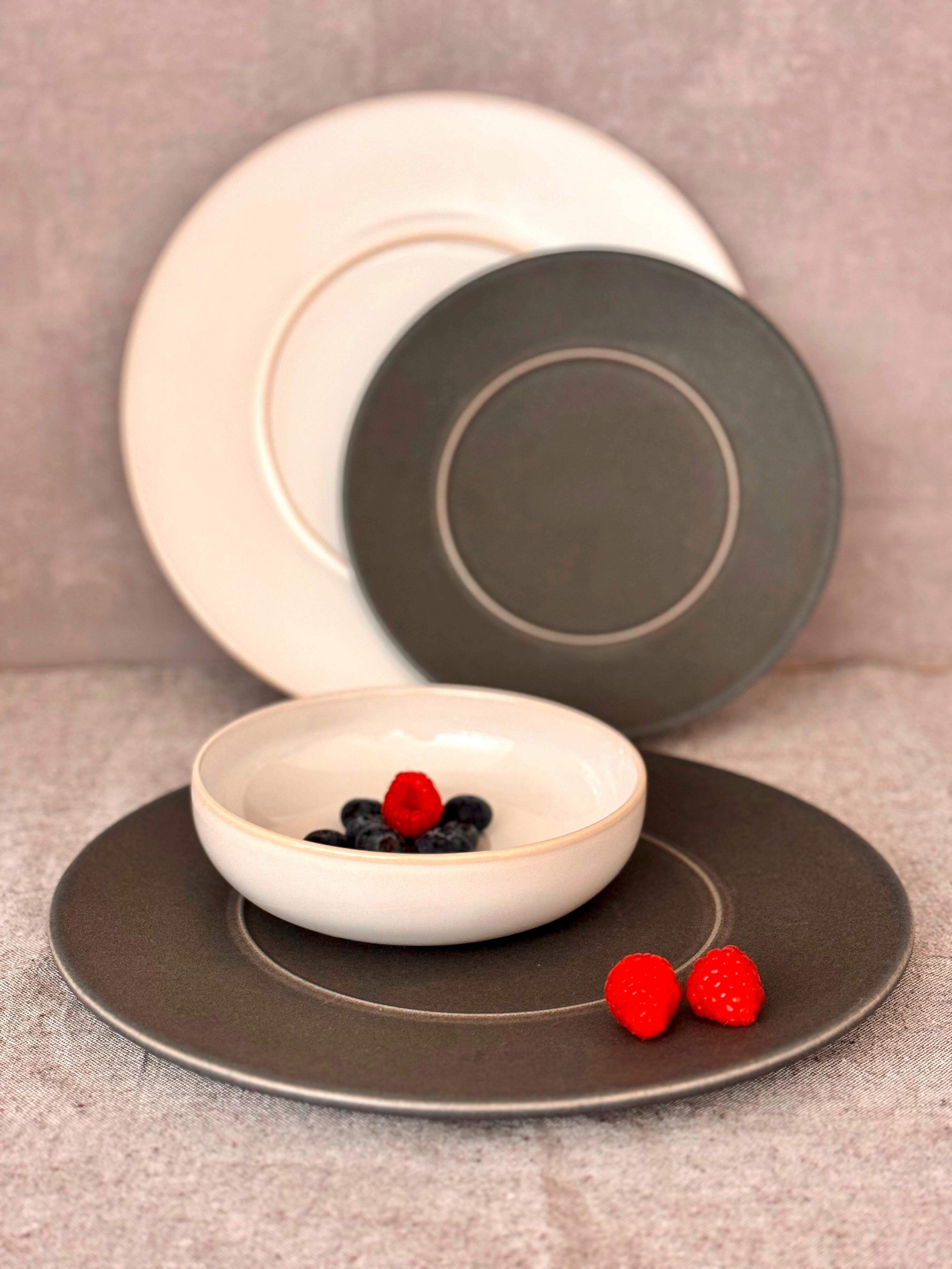 Schüsselset Unico Weiß 4-Teilig - Weiß, Basics, Keramik - Mäser