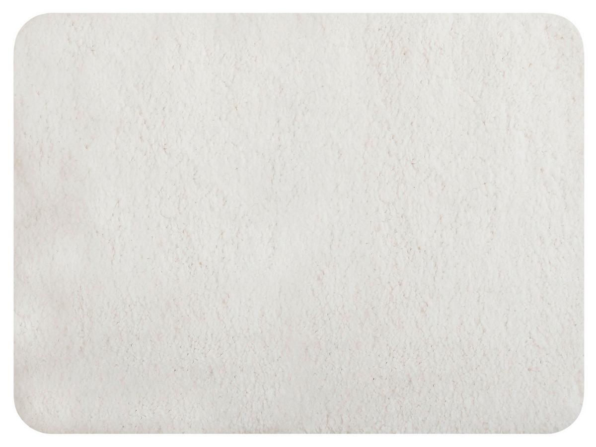 Badteppich Weiß 70/50 cm - Weiß, KONVENTIONELL, Textil (70/50cm) - Spirella