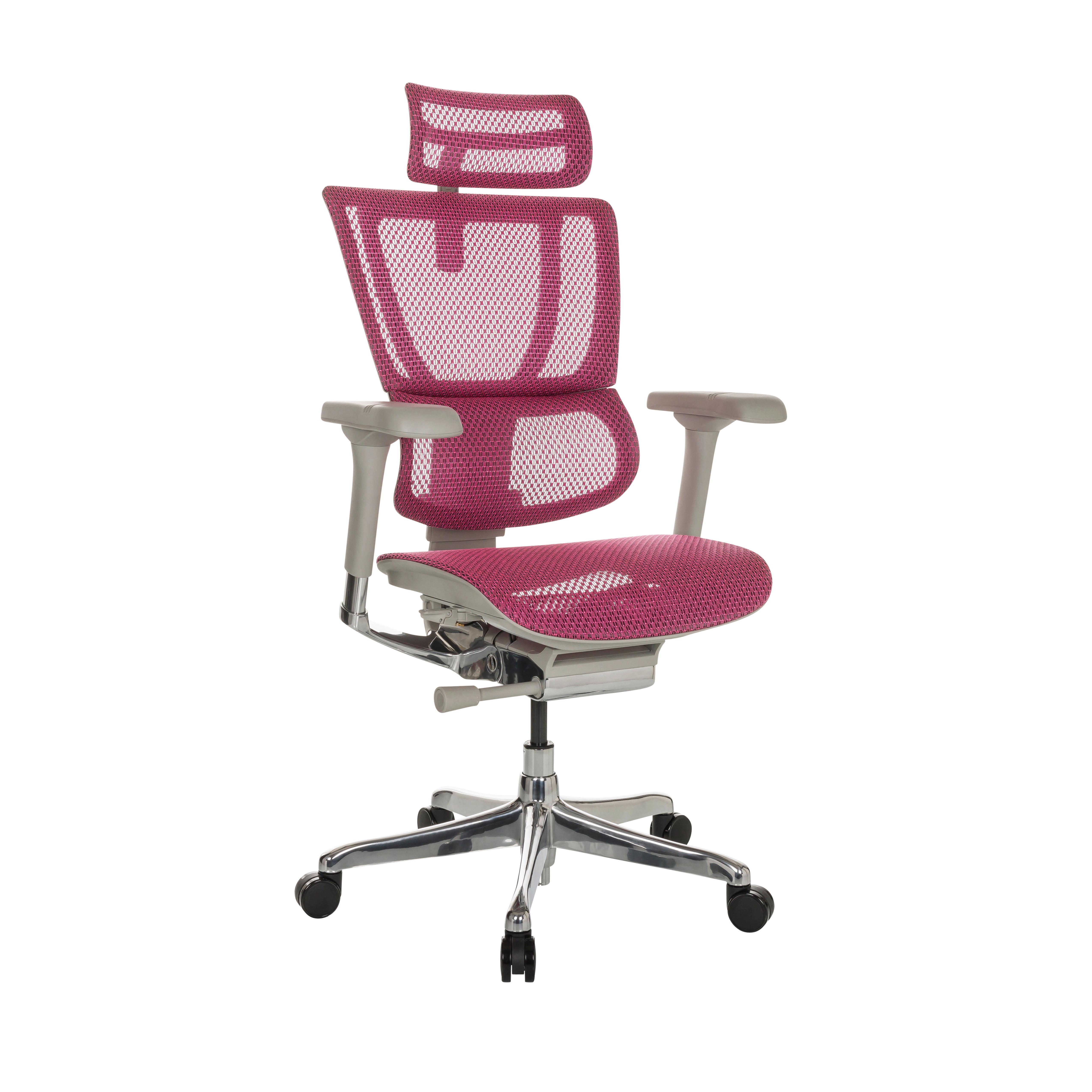 Drehstuhl Ergohuman Slim I G - Beige/Silberfarben, Basics, Kunststoff/Textil (69/116-138/66cm) - MID.YOU