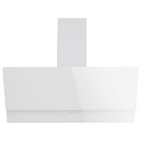 Kopffreihaube Respekta Nika Stahl/glas Weiß B: 89,5 Cm Led - Weiß, Trend, Glas/Metall (89,5/34,5-109,5/38,5cm) - Respekta