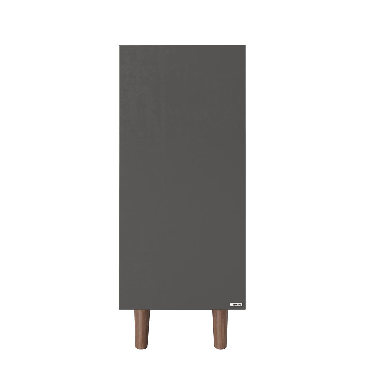 Standregal Mit Laden Victoria 110 Cm Walnussfarben - Walnussfarben, KONVENTIONELL, Holzwerkstoff (110/97,4/38cm) - Playboy