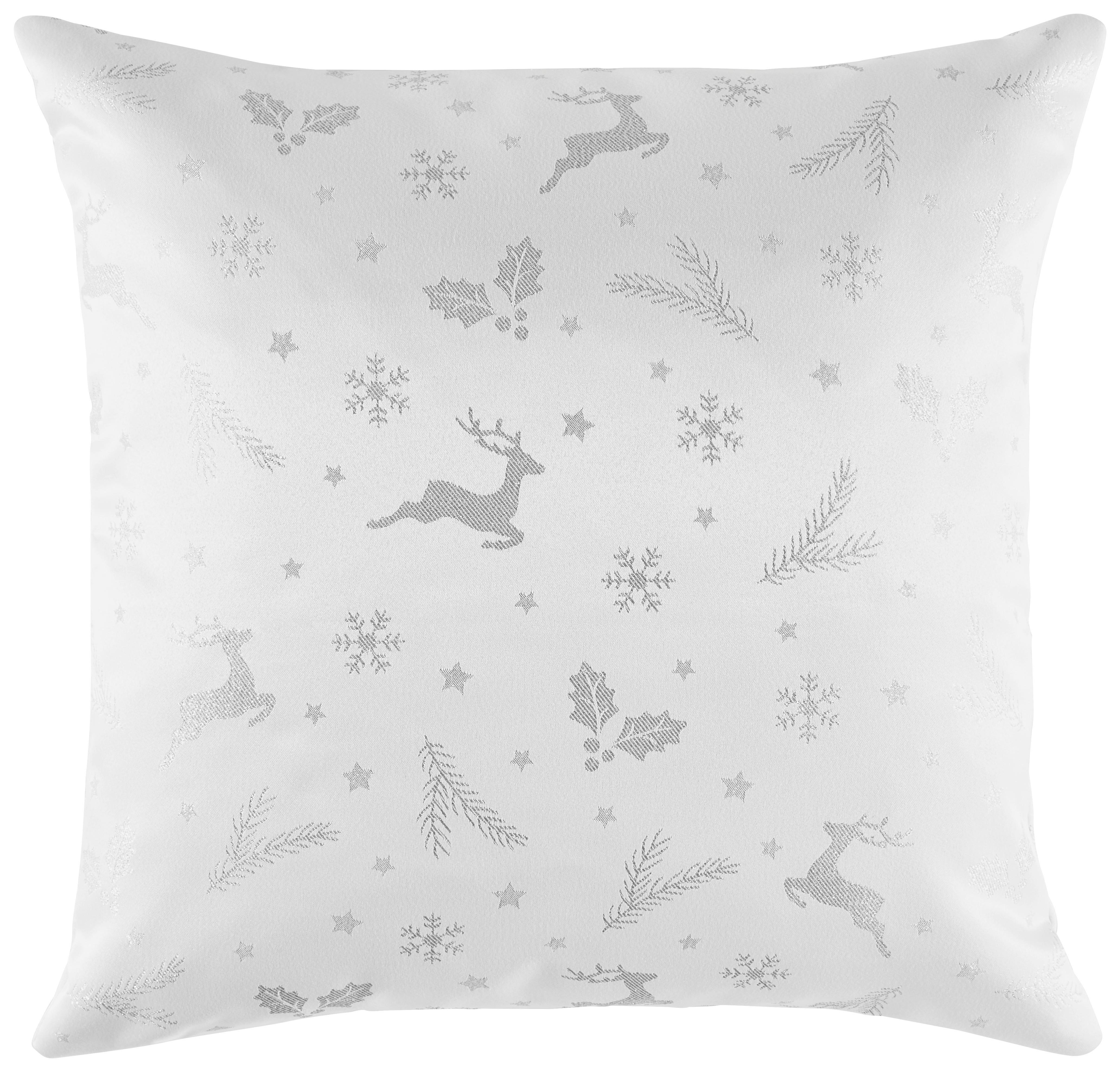 Zierkissen Lappland - Silberfarben, ROMANTIK / LANDHAUS, Textil (45/45cm) - James Wood