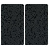 Herdabdeckplatte Schwarz/Mosaik B: 28,5 cm - Schwarz, Basics, Glas (50/28.5/0.4cm) - Kesper