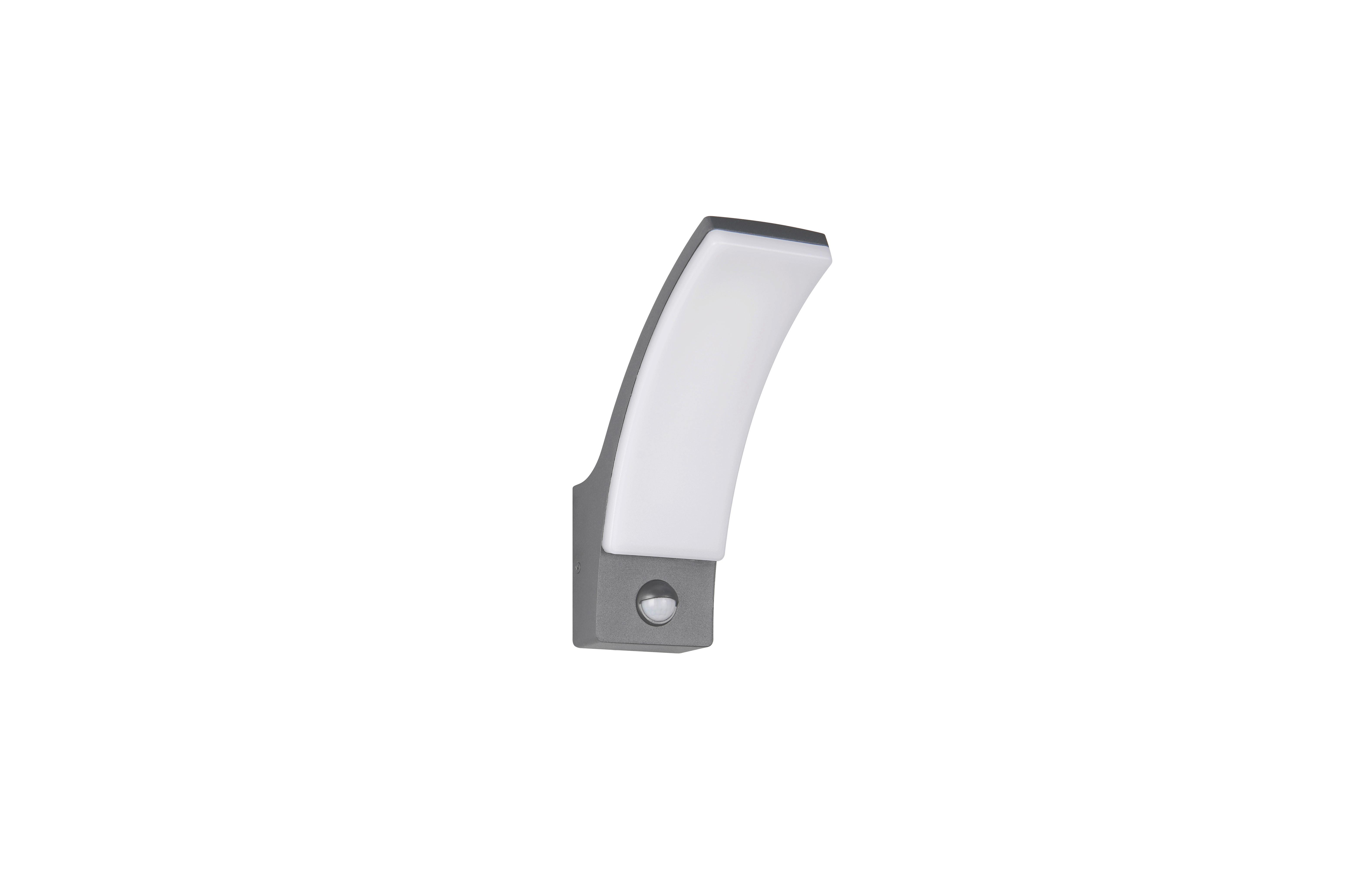 Außenwandleuchte Beja Anthrazit B: 22,5 Cm - Anthrazit, Design, Metall (8/22,5/18,5cm)