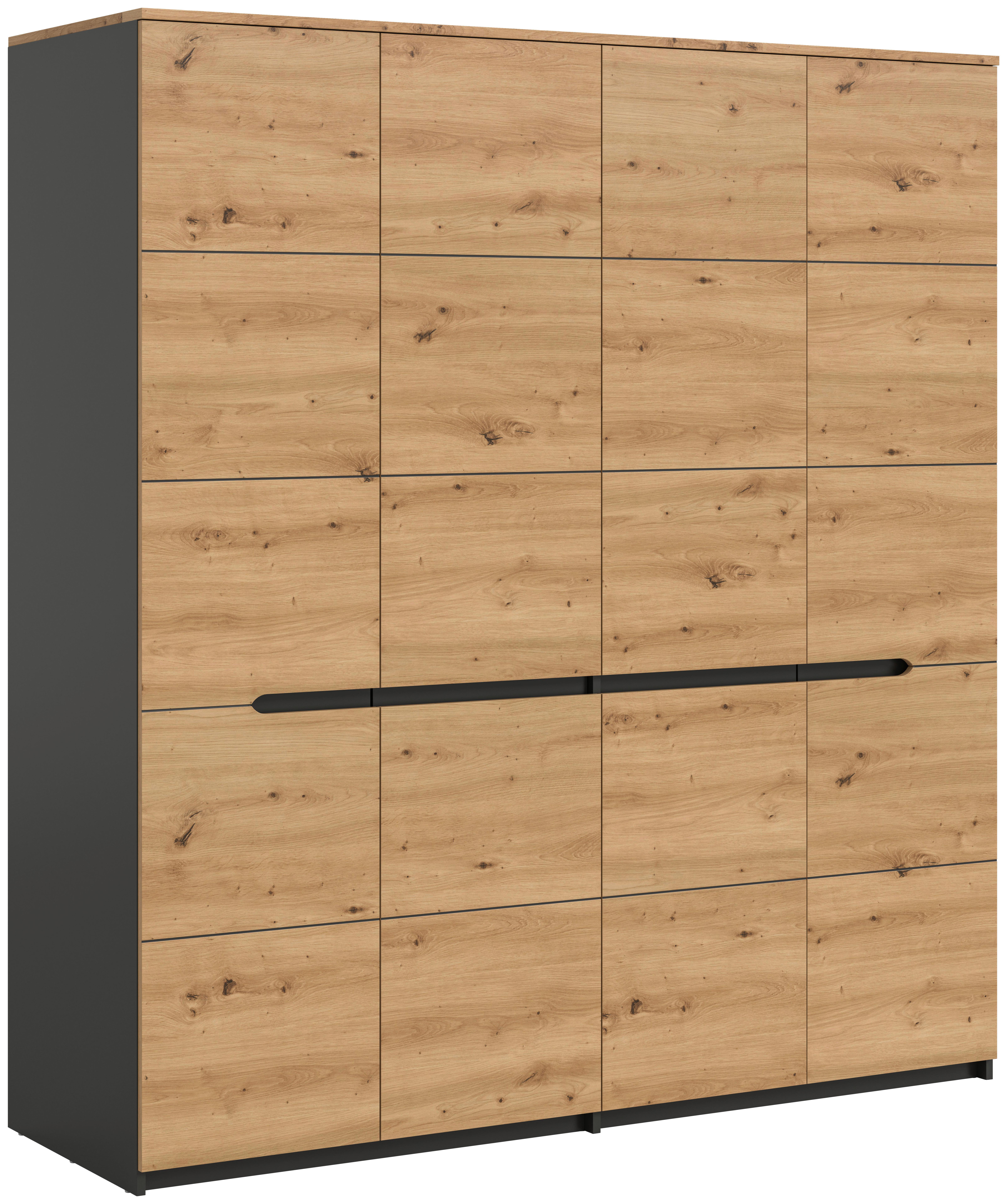 Drehtürenschrank Canu Eiche Artisan Dekor B: 180cm