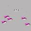LED-Deckenleuchte Vogel Pink - Pink, MODERN, Kunststoff/Metall (20cm)