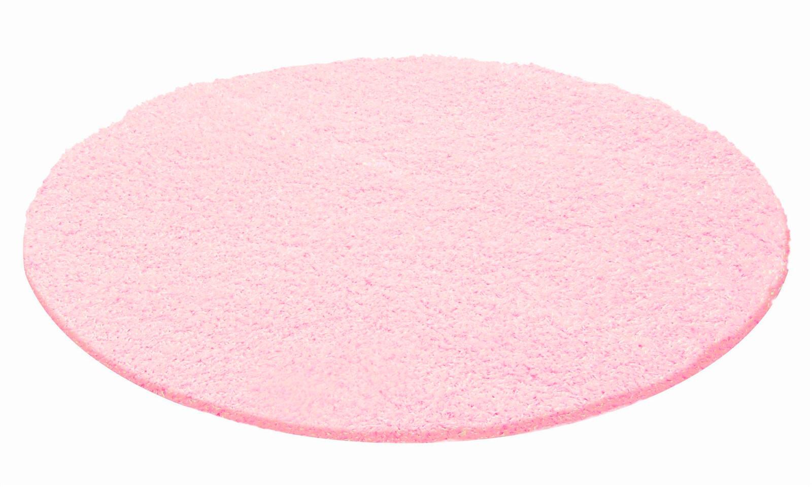 Hochflorteppich Life - Rosa, KONVENTIONELL, Textil (200/200cm) - Novel