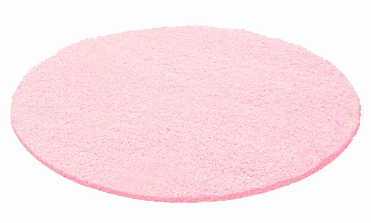 Hochflorteppich Life - Rosa, KONVENTIONELL, Textil (200/200cm) - Novel