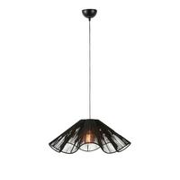 Hängeleuchte Nami - Schwarz, Basics, Naturmaterialien/Metall (60/24cm) - Markslöjd