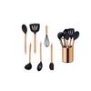SADA KUCHYŇSKÉHO NÁČINÍ EW-KS-7010K - měděné barvy/černá, Basics, plast (13cm) - Echtwerk
