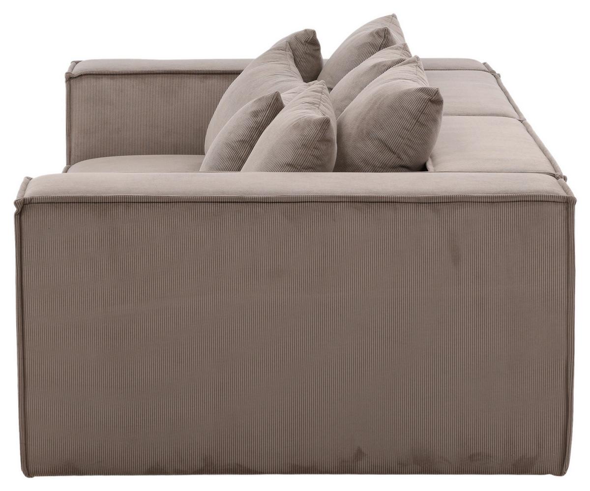 2-Sitzer-Sofa Gillholmen - Braun, Design, Holz/Kunststoff (232/80/116cm) - Livetastic