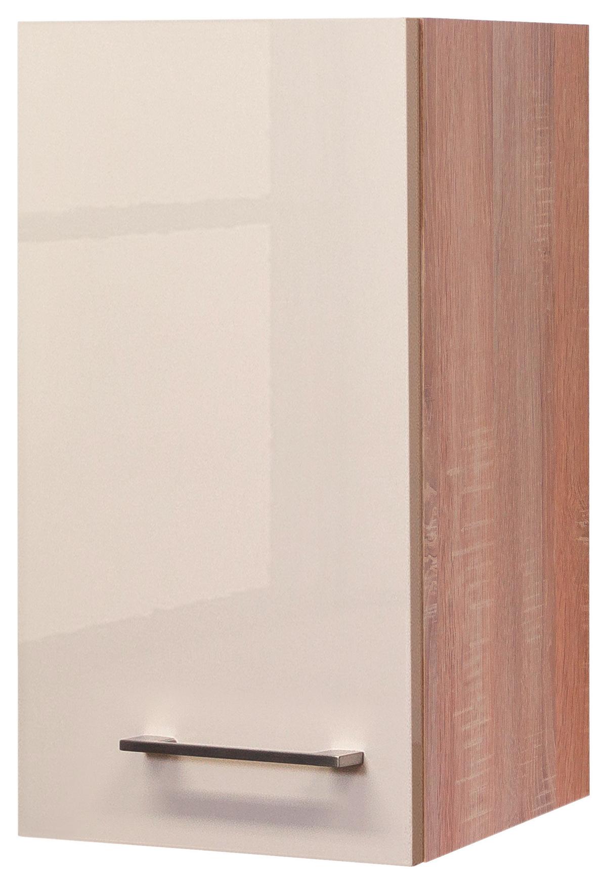 Küchenoberschrank Nepal 30 cm Kaschmir/Eiche 1 Drehtür - Kaschmir/Sonoma Eiche, MODERN, Holzwerkstoff (30/54,8/32cm) - FlexWell