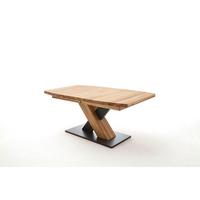 Ausziehtisch Mendoza 180 Az 180-270x78x90 Cm Wildeiche - Wildeiche/Schwarz, Trend, Holz/Holzwerkstoff (180-270/78/90cm)