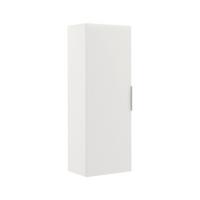 Závěsný díl Siena sklo, bílá - bílá/černá, Moderní, kov/kompozitní dřevo (45/125/32cm) - Premium Living