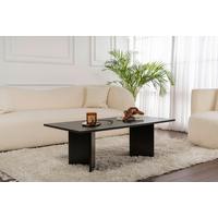 Couchtisch Sabin Schwarz B: 119cm - Schwarz, Design, Holzwerkstoff (119/40/60cm) - MID.YOU
