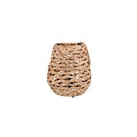 Tischleuchte Jean Naturfarben Schwarz D: 29 Cm - Schwarz/Naturfarben, Natur, Naturmaterialien/Textil (29/55cm)