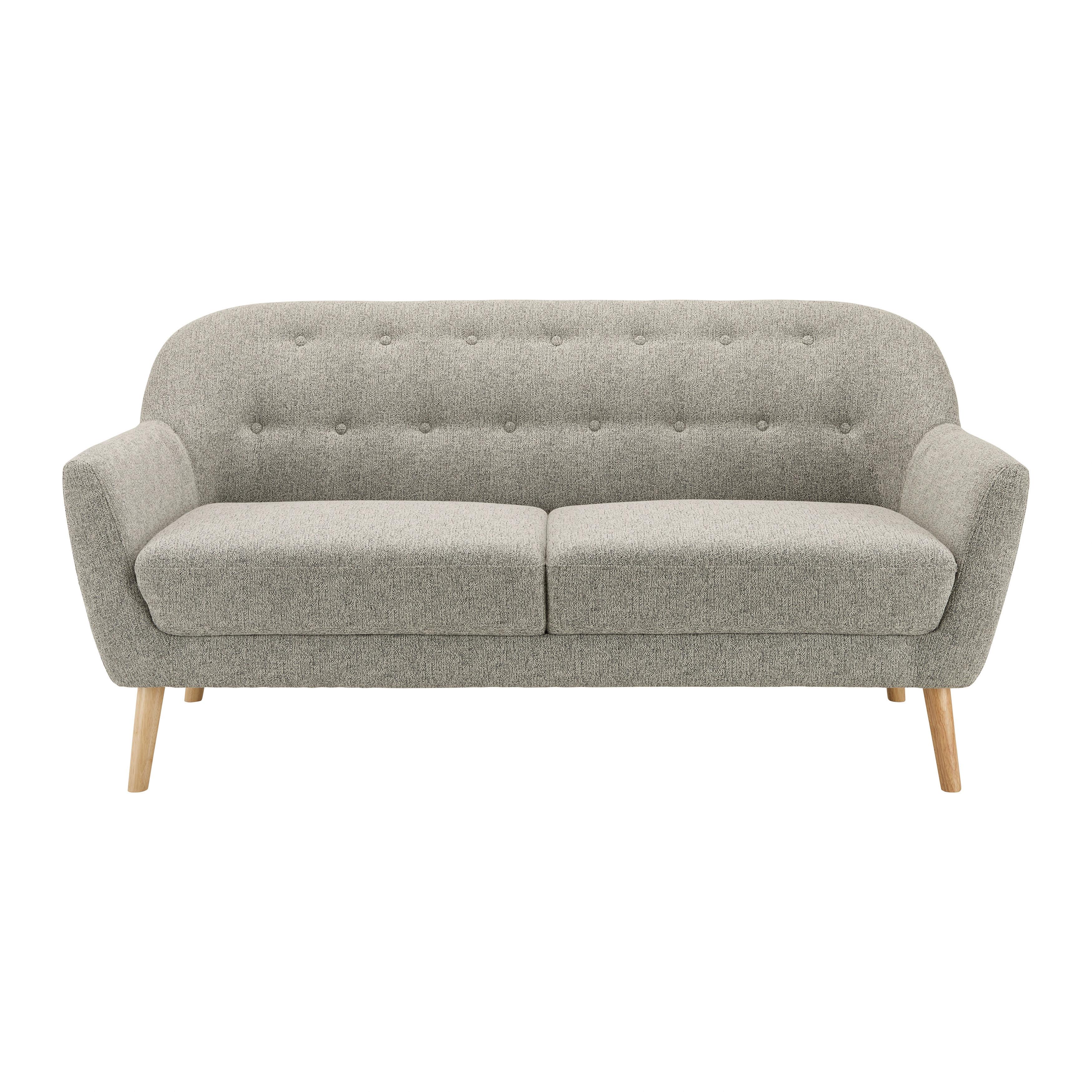 Pohovka LORY béžová - prírodná farba/béžová, Modern, drevo/textil (170/78/86cm) - Bessagi Home