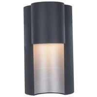 Außenwandleuchte Urban 7w Aluminium, Wandmontage - Anthrazit, Design, Metall (12,4/22/9,2cm)