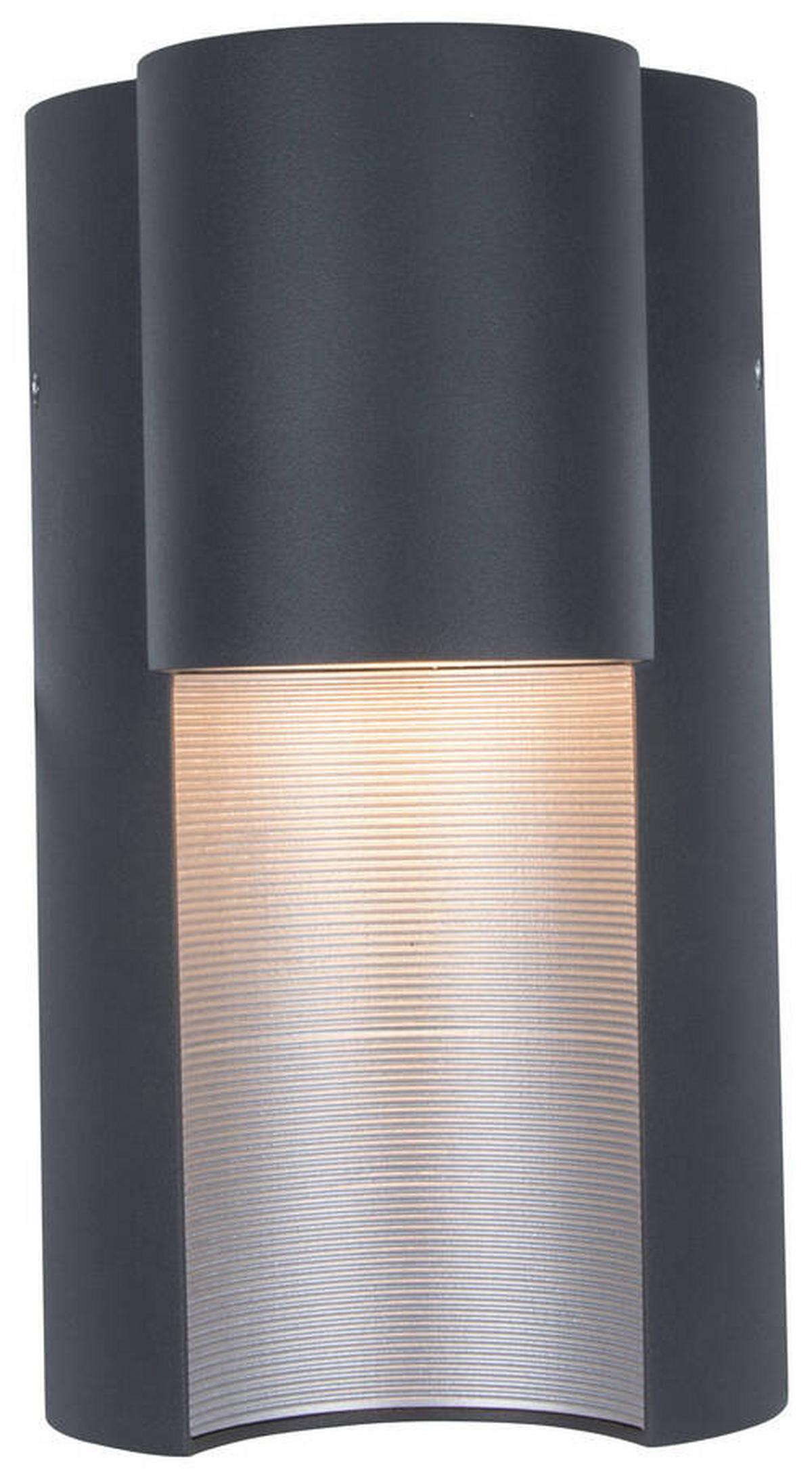 Außenwandleuchte Urban 7w Aluminium, Wandmontage - Anthrazit, Design, Metall (12,4/22/9,2cm)